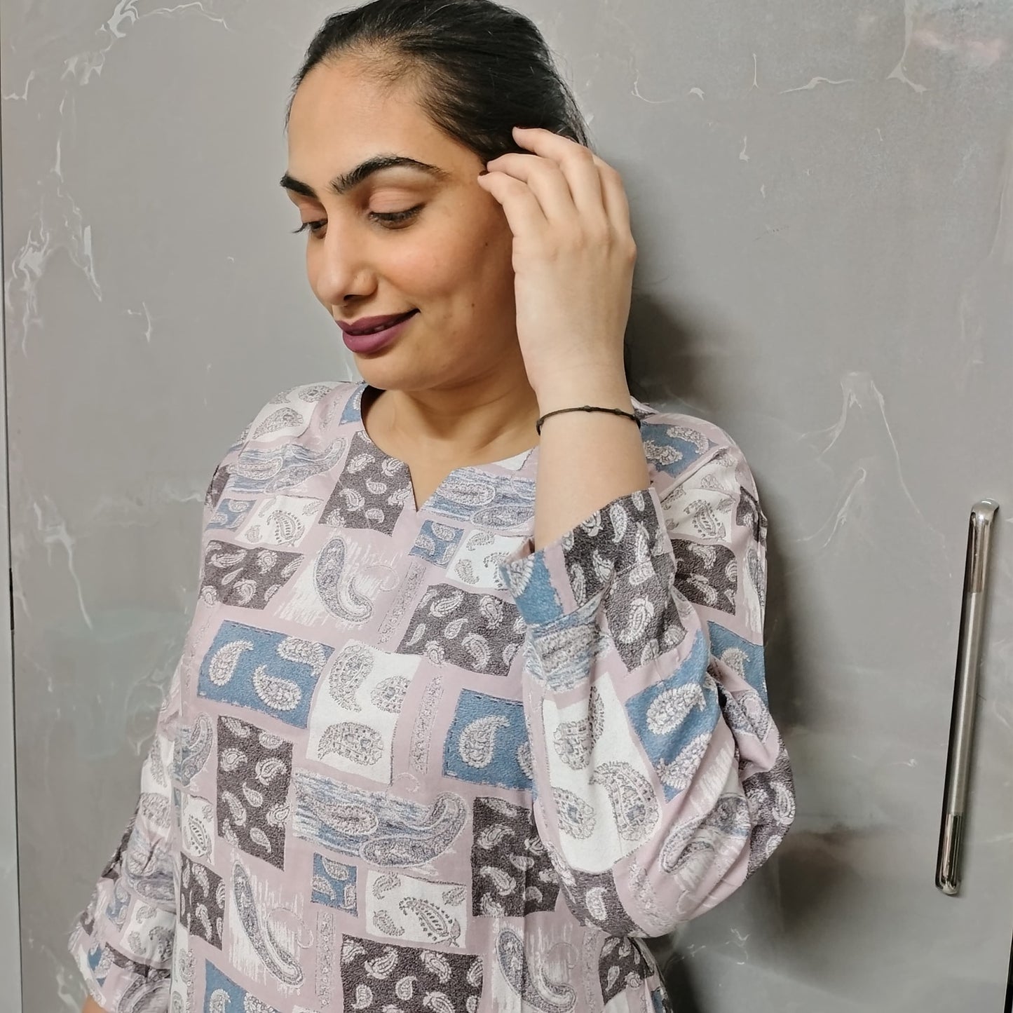 Rayon Cotton Cord Set – 2-Piece Co-Ord (Available in Baby Pink & Sky Blue)